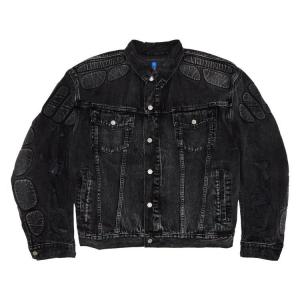 Куртка Yeezy Gap Engineered by Balenciaga Padded Denim Jacket Grey Wash, серый