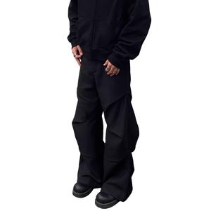 Брюки костюмные Unisex утепленные с флисовой подкладкой NEVER RULE, черный[thickened and fleece-lined thermal]