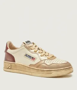 Кожаные кроссовки SUPVINT Autry, экрю