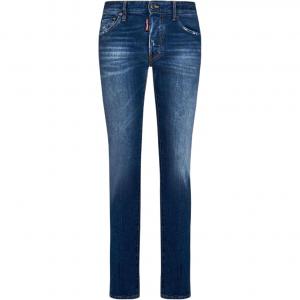 Аккуратные джинсы Biker с панелями DSQUARED 2, синий