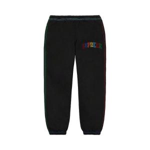 Спортивные брюки Supreme Big Stitch Sweatpant 'Black'