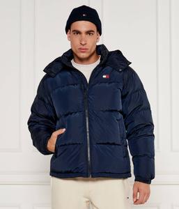 Пуховик мужской Tommy Jeans Аляска свободной посадки с капюшоном, синий