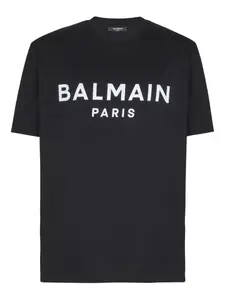 Футболка с логотипом Balmain, черный