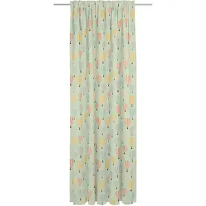 Занавес Balloons Многофункциональная лента, 1 шт., из 100% органического хлопка Adam, зеленый