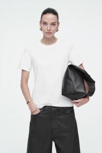 Повседневная футболка обычного кроя Cos, белый