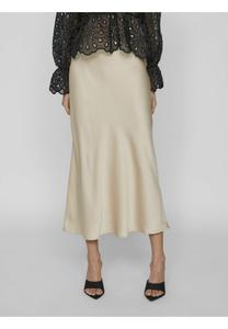 Юбка VILA VIELLETTE MIDI SKIRT, Cement/Beige