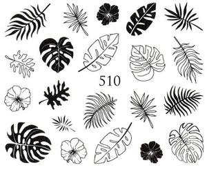 Водные наклейки для ногтей - №510, Raisin