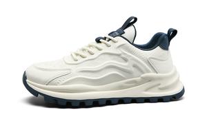 HLA Мужские повседневные кеды низкие бело-голубые, цвет White Blue