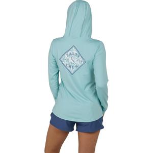 Женская толстовка с капюшоном Tippet Fill Sunshirt Hoodie Salty Crew, Oasis