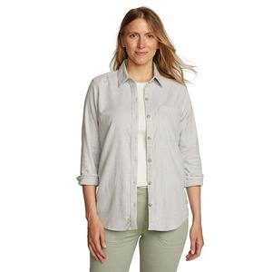 Женская рубашка field flex flannel Eddie Bauer, Lt Grey
