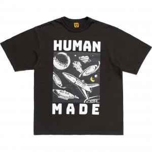 Футболка с принтом HUMAN MADE, черный