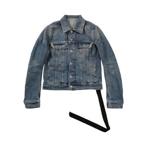 Куртка Rick Owens DRKSHDW Giacca Denim Trucker Jacket 'Washed Indigo', синий