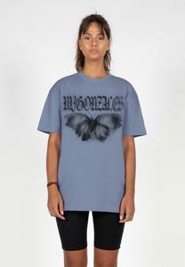 Футболка с принтом HEAVY-ILLUSION MJ Gonzales, синий