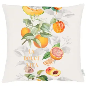 Декоративная подушка 6752 Apelt, Orange + bedruckt