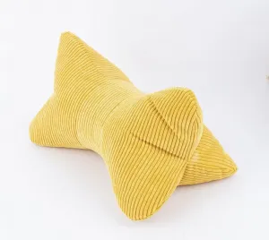 Подушка для шеи Magma Reading Bone, вельвет, желтая, 42 x 22 см Magma - Heimtex