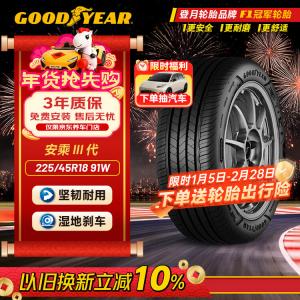 Goodyear Шины 225/45R18 91W AMG, подходят для BMW 3 Series/X1/Kia K5