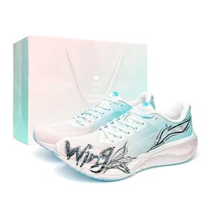 Wuyue 2.0 амортизирующие нескользящие дышащие низкие кроссовки для повседневной носки, фитнес-тестов, медосмотров и городских поездок LINING, светло-синий розовый белый (светло-розовый синий special shopping bag)