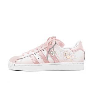 Adidas Originals Низкие кроссовки для скейтбординга SUPERSTAR Pink Mantle Dream Butterfly, устойчивые к истиранию, унисекс, розовые