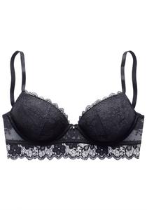 Бюстгальтер на косточках VIVANCE Push-up Bra, черный