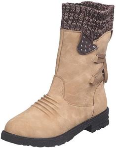 Женские кожаные ботильоны AngryMonkey на низком массивном каблуке, винтажные с заостренным носком, с оборками, вестерн-стиль, ковбойские и снегоступы, Khaki