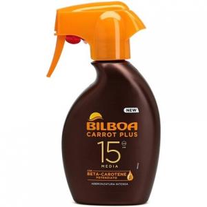 Солнцезащитный спрей Carrot Plus SPF 15 250 мл Bilboa
