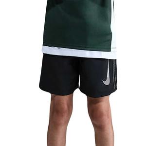 Короткие шорты для младших школьников Grade School Nike, черный/красный/белый