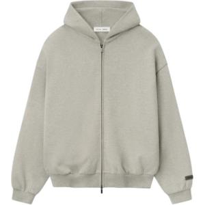 Флисовая толстовка на молнии FW25, теплая меланжевая толстовка для мужчин Fear Of God Essentials, warm heather/warm oats