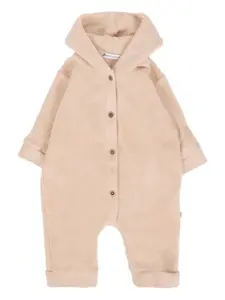 Комплект для малышей с капюшоном и застежками на пуговицы Bamboom, розовый