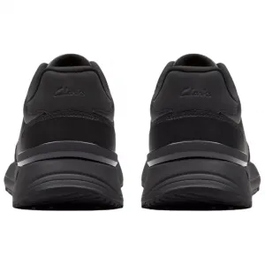 Clarks Elwick Lace PU низкие повседневные туфли мужские Black