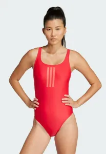 Купальник adidas performance с тремя полосками Adidas Performance, Pure Ruby Lucid Red