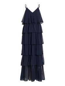 Длинное платье Vila, темно-синий