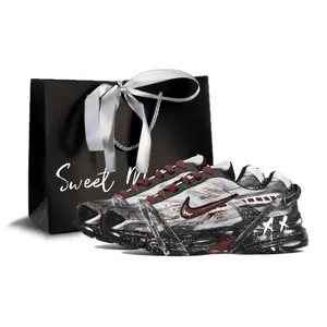 Инициатор амортизирующая дышащая поддержка низкие повседневные городские туфли для поездок на работу беговые мужские black gray Nike, белый