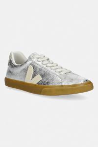 Кроссовки кожаные esplar logo suede Veja, серебряный