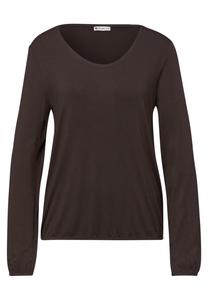 STREET ONE Лонгслив в коричневом цвете