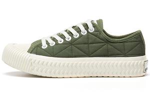 Кеды унисекс с низким верхом оливково-зеленого цвета Excelsior