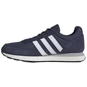 Adidas Neo RUN 60S 3.0 Противоскользящие износостойкие низкие кроссовки для бега мужские синий белый черный, Dark Shadow Marine Blue/Cloud White/Core Black