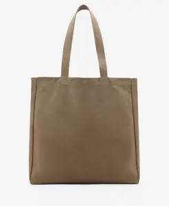 Мужская хлопковая сумка-шопер Mango, черный