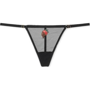 Женское танга Victoria's Secret, черный