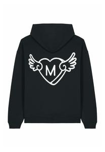 Толстовка WINGS BACK EMBROIDERY UNISEX - Hoodie Mira Paris, черный