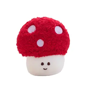 Плюшевый кулон с мультяшным грибком 10 см OU DI PIG, красный