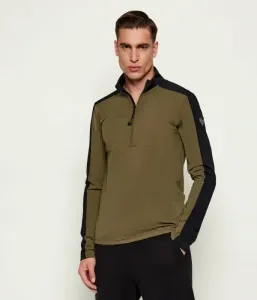 Толстовка regular fit Ea7, оливково-зеленый