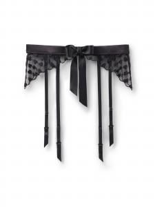 INTIMISSIMI Чулки с подвязками 'The Love Club Valentine' в черном цвете