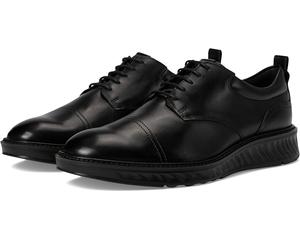 Оксфорды ECCO ST.1 Hybrid Cap Toe Oxford, цвет Black/Black Outsole