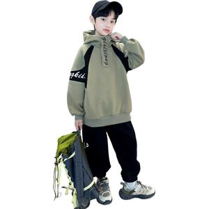 Детская повседневная спортивная толстовка с капюшоном Moderate EASTERN CAMEL, army зеленый