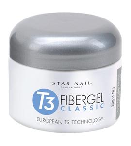 Гель для ногтей T-3 Fibergel бесцветный LED/UV 28 г Cuccio