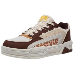 361° Нескользящие низкие кроссовки для скейтбординга, увеличивающие рост, мужские, бежево-коричневые