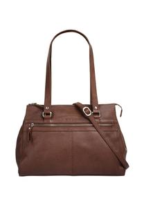 Сумка через плечо, натуральная кожа BETTY BARCLAY, цвет Cognac