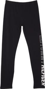 Спортивные леггинсы Tommy Hilfiger для девочек, эластичные и легкие, шорты и длинные брюки, Deep Black Foil