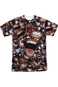 Футболка / футболка Batman Famous Wretch Sub с коротким рукавом для взрослых из полиэстера Gildan, белый