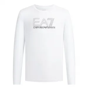EMPORIO ARMANI Футболка мужская белая Crew Neck Moderate Straight Fit
